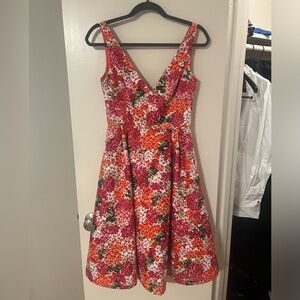 Monique Lhuillier Floral Formal dress size 2 NWOT